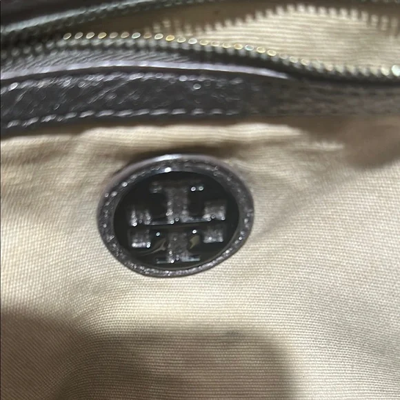 Tory Burch Metallic Silver Tote - Picture 9 of 16